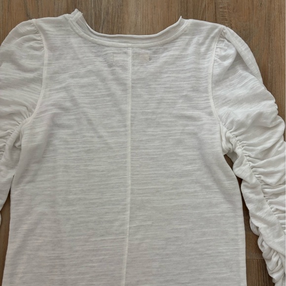 We The Free Cream Long Sleeve Top with Glam Sleeves in size small - Picture 7 of 7